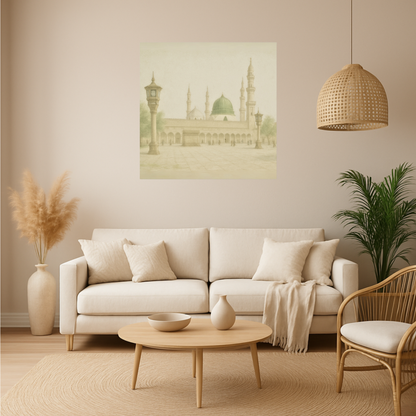 Masjid Nabawi – Serene Canvas Art