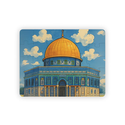 Kids Puzzle - Dome of the Rock, Masjid Al-Aqsa Blue Skies