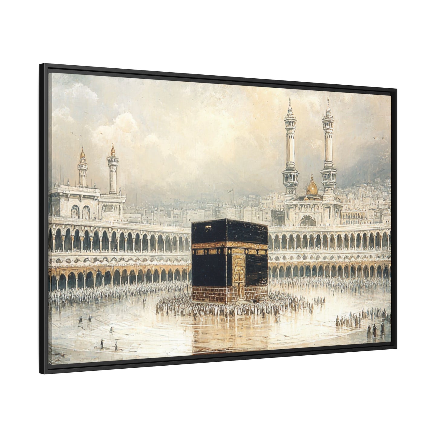 Elegant Kaaba – Luxury Framed Canvas