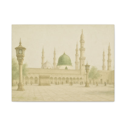 Masjid Nabawi – Serene Canvas Art
