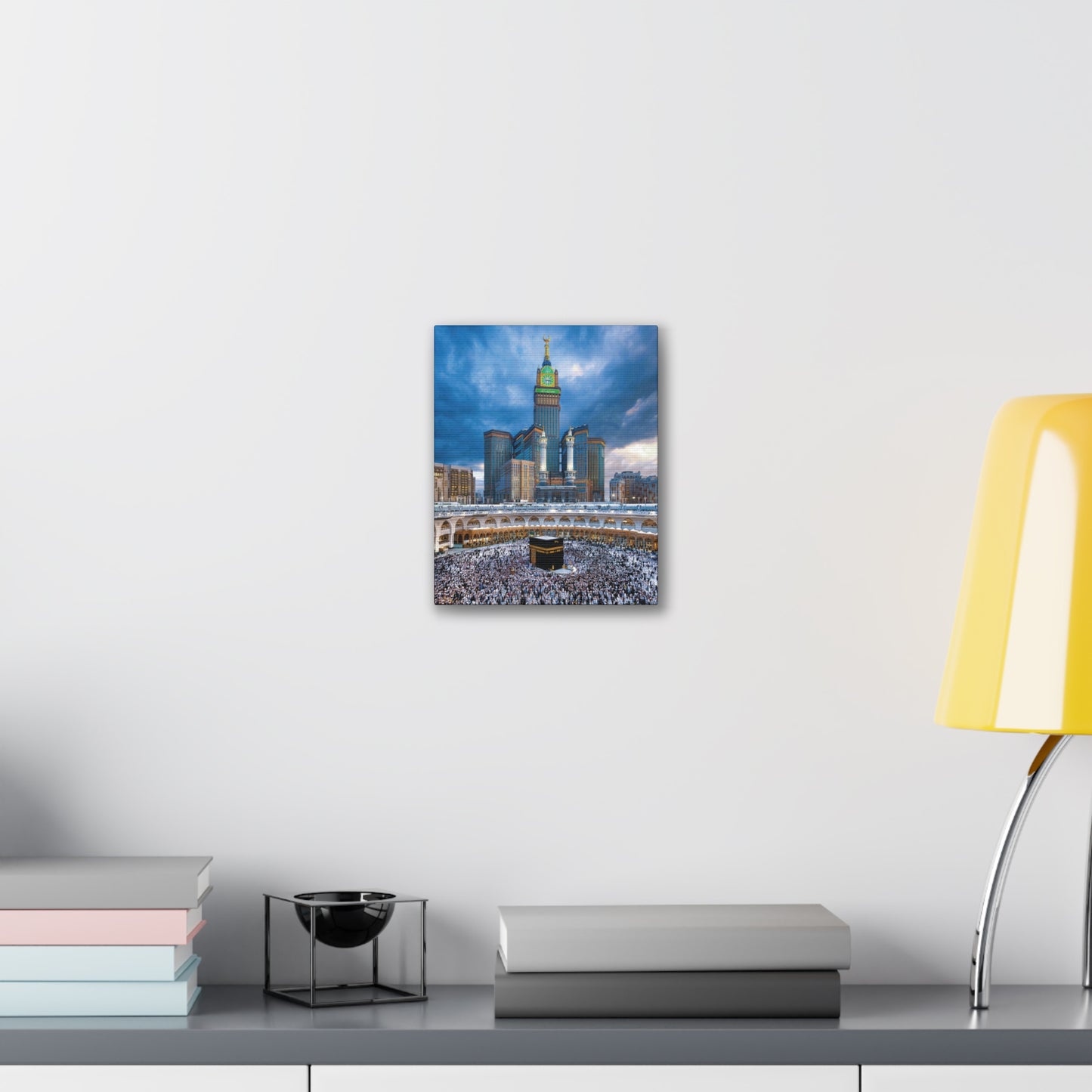 Majestic Kaaba Canvas – Mecca Clock Tower Wall Art (.75 Depth)