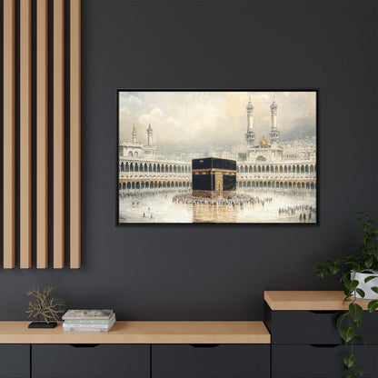Elegant Kaaba – Luxury Framed Canvas