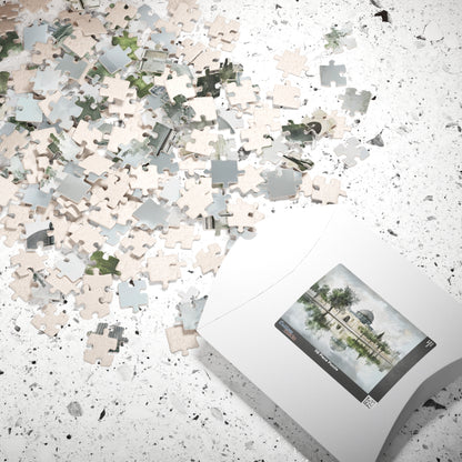 Masjid Al-Aqsa Watercolor Puzzle – Jerusalem Islamic Jigsaw Puzzle