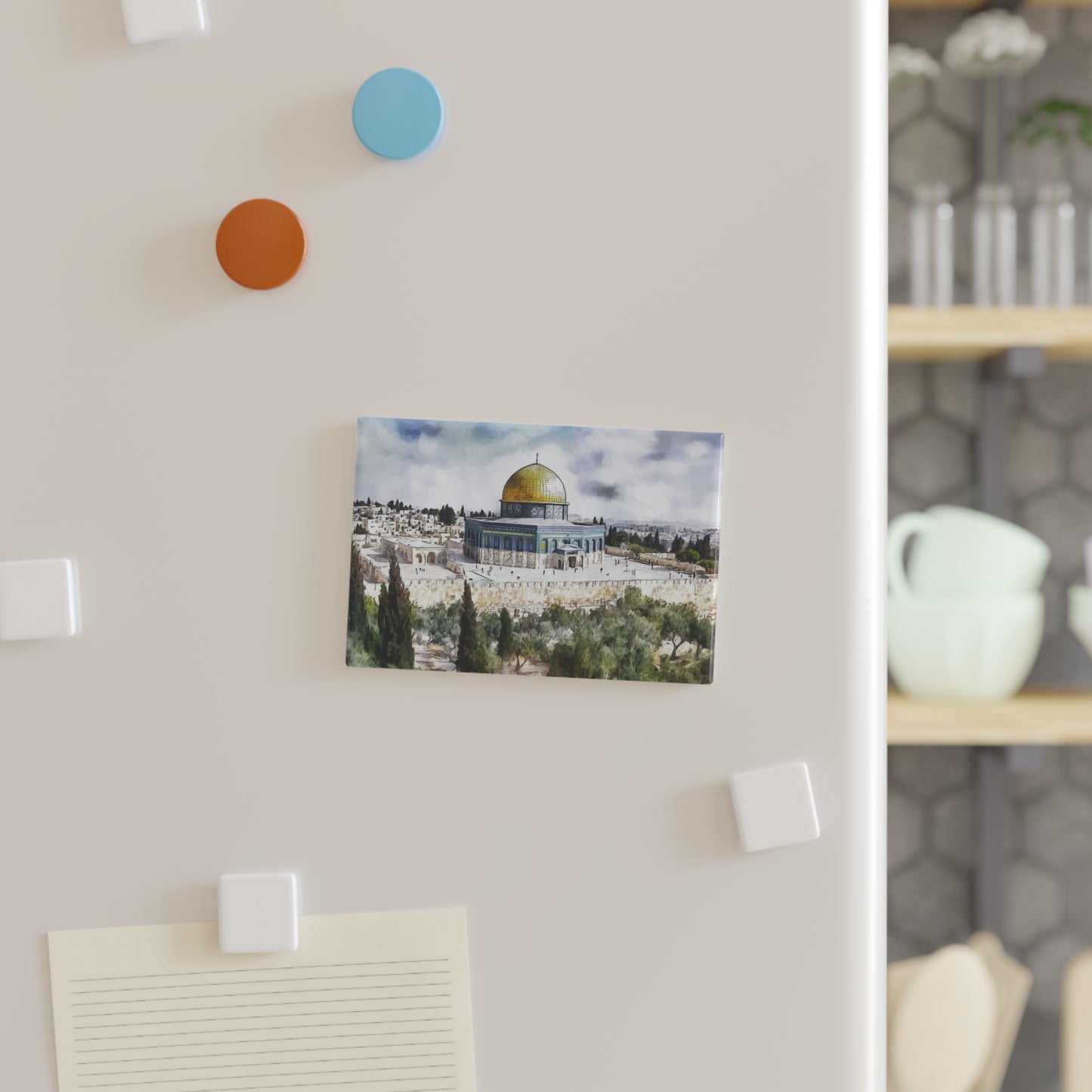 Dome of the Rock Magnet – Jerusalem Landscape