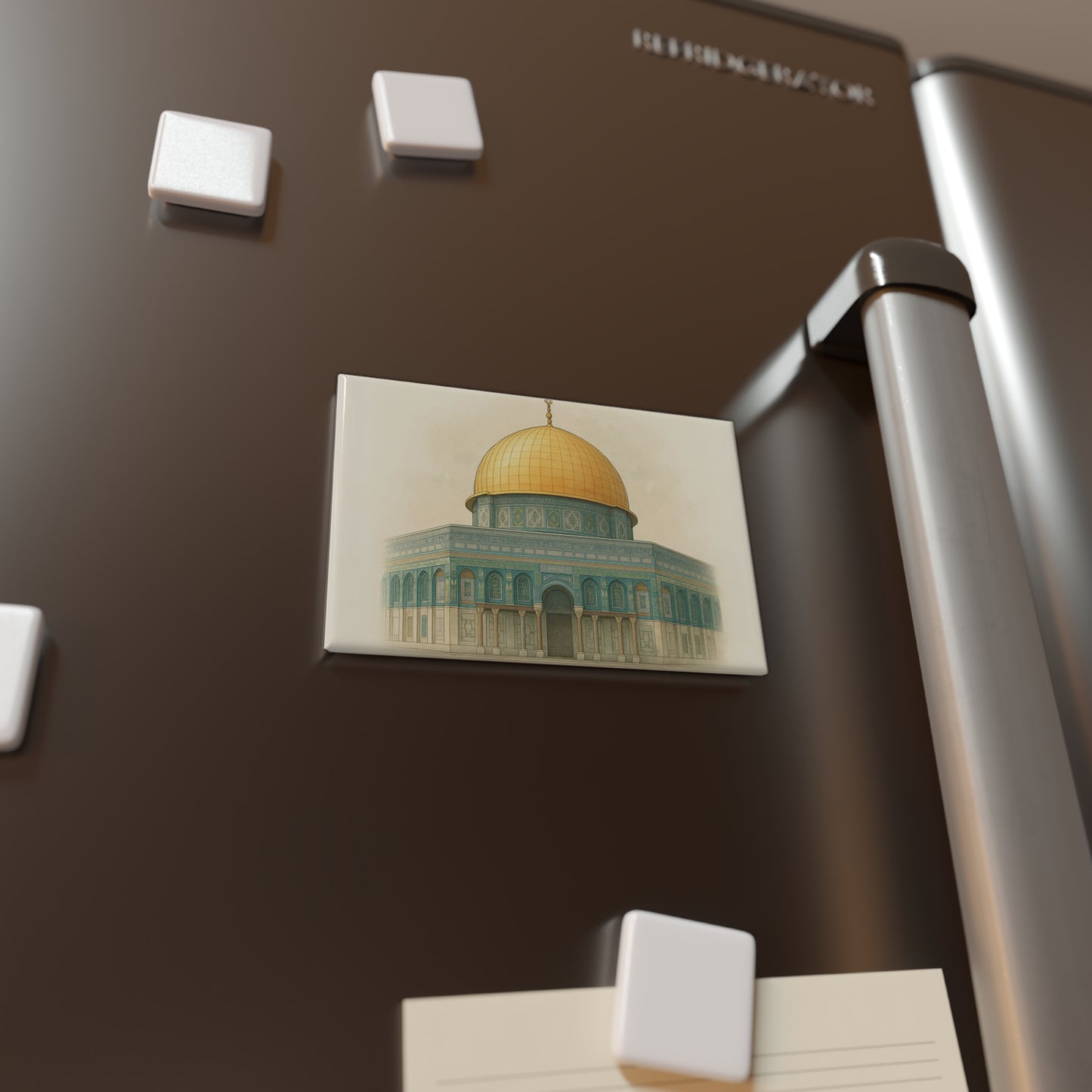 Dome of the Rock Magnet – Golden Dome Art