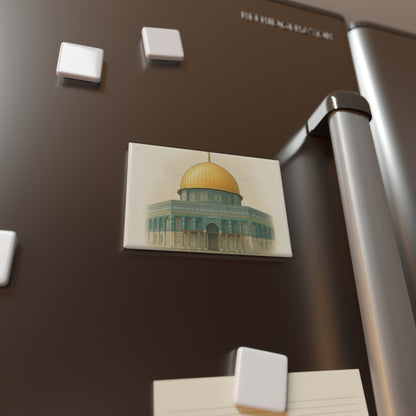 Dome of the Rock Magnet – Golden Dome Art