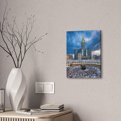 Majestic Kaaba Canvas – Mecca Clock Tower Wall Art (.75 Depth)