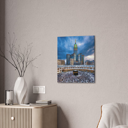 Majestic Kaaba Canvas – Mecca Clock Tower Wall Art (.75 Depth)