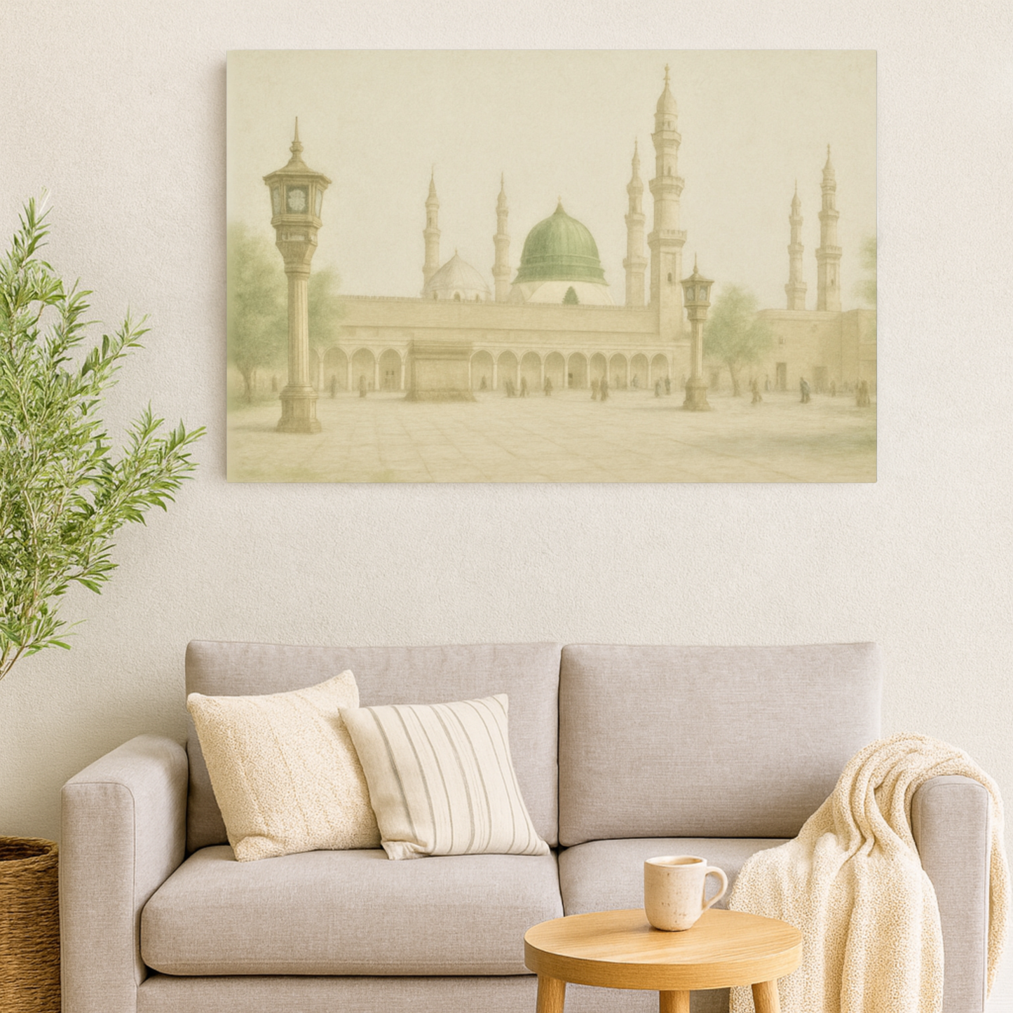 Masjid Nabawi – Serene Canvas Art