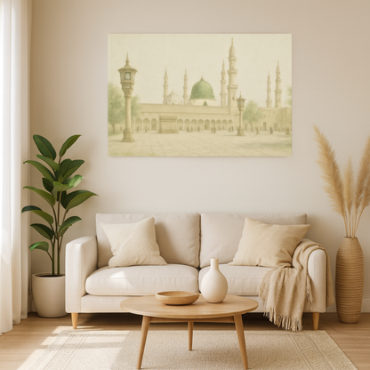Masjid Nabawi – Serene Canvas Art