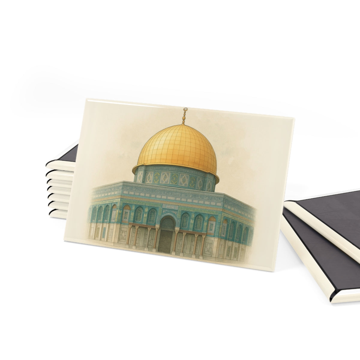 Dome of the Rock Magnet – Golden Dome Art