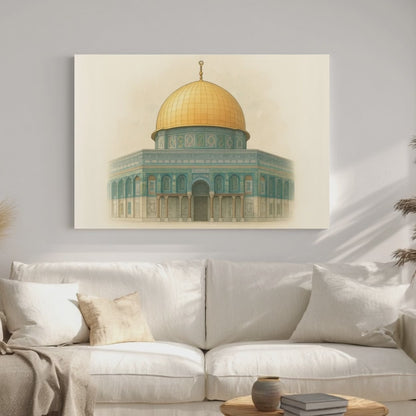 Dome of the Rock – Canvas Wall Art