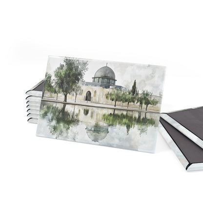 Masjid Al Aqsa Magnet – Watercolor Art